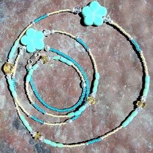 Belly Chain, 29", sterling silver